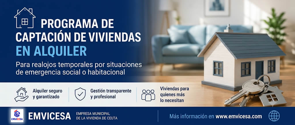 Programa de captación de viviendas en alquiler para realojos temporales por situaciones de emergencia social o habitacional